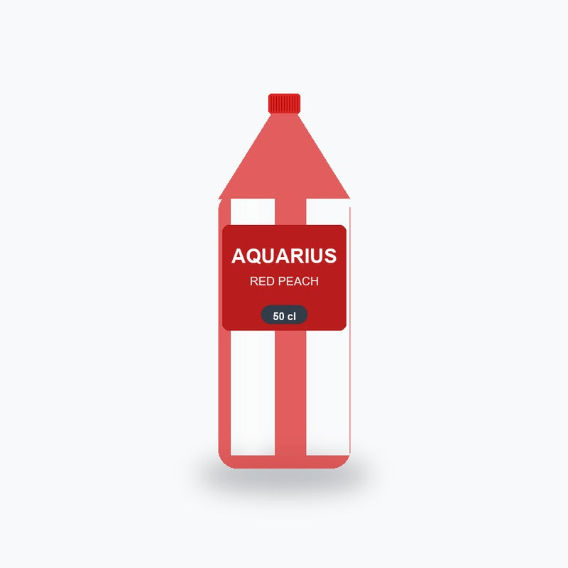 Aquarius Rouge (Red Peach) 50 cl - Shop Verviers