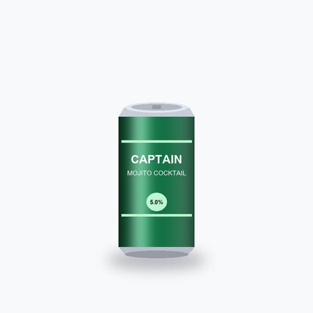 Captain Morgan White Rum Mojito 25 cl - Shop Verviers