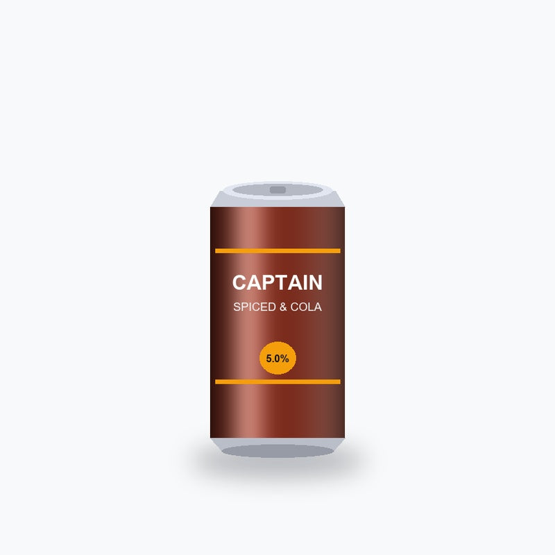 Captain Morgan Spiced Gold & Cola 25 cl - Shop Verviers
