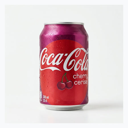Coca-Cola Cherry (Cerise) 33 cl - Shop Verviers