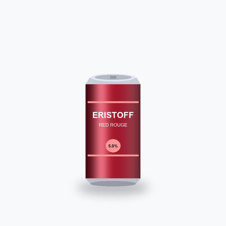 Eristoff Red (Rouge) Vodka Soda 25 cl - Shop Verviers