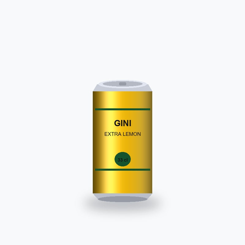 Gini Lemon Bitter Drink 33 cl - Shop Verviers